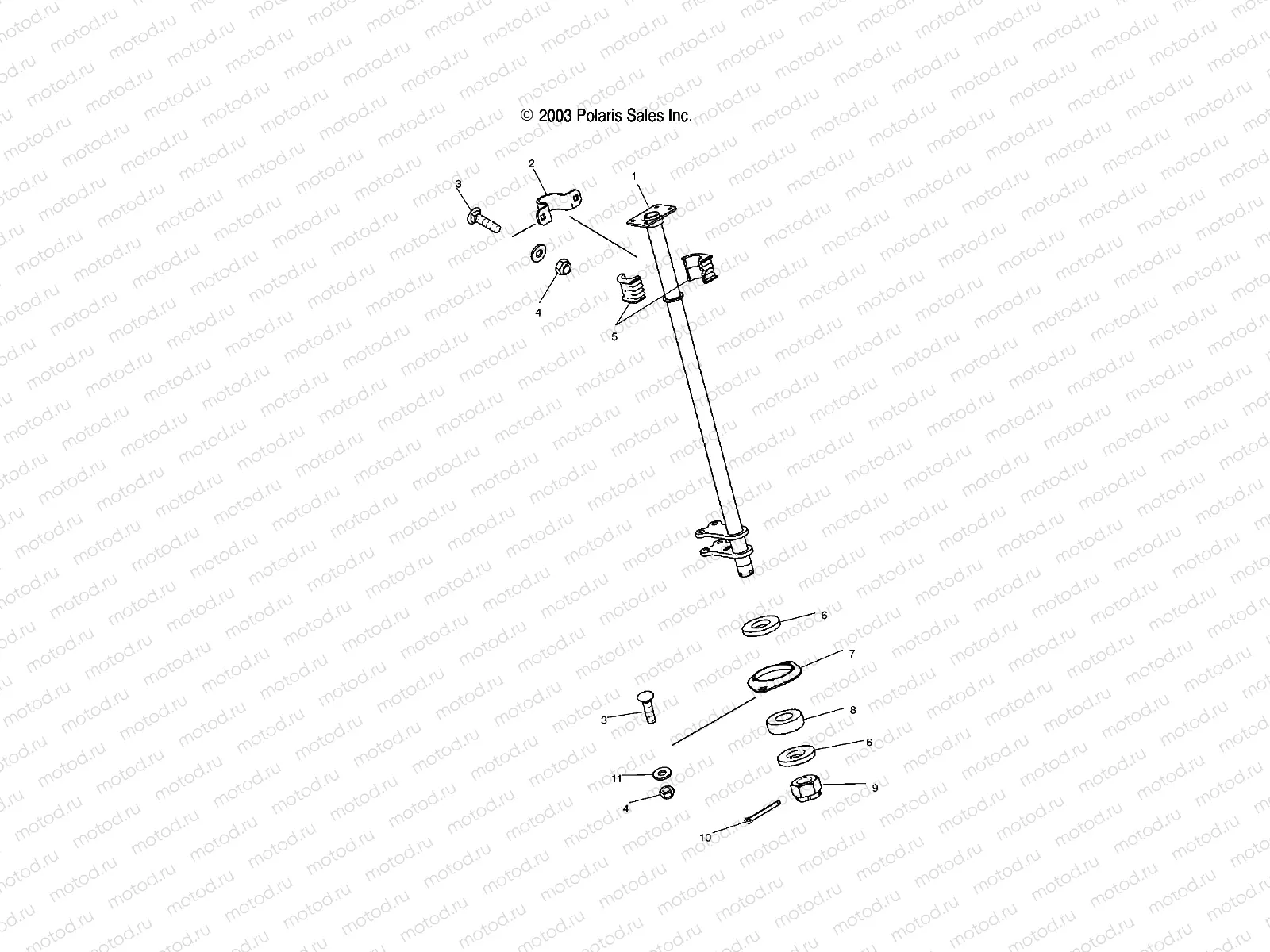 STEERING POST - A04JD50AA/AB/CA (4977487748B13) | STEERING POST - A04JD50AA/AB/CA (4977487748B13)