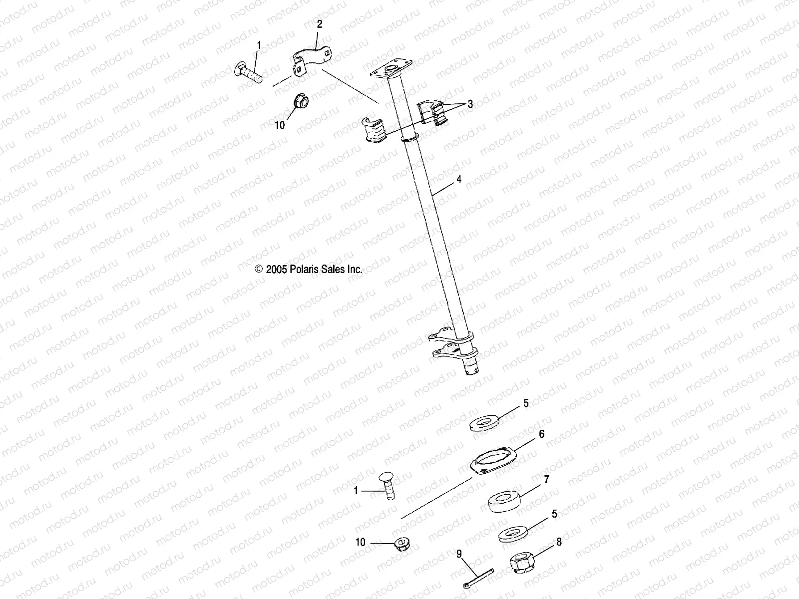 STEERING POST - A05MH68AK/AN/AD (4999200139920013C03) | STEERING POST - A05MH68AK/AN/AD (4999200139920013C03)