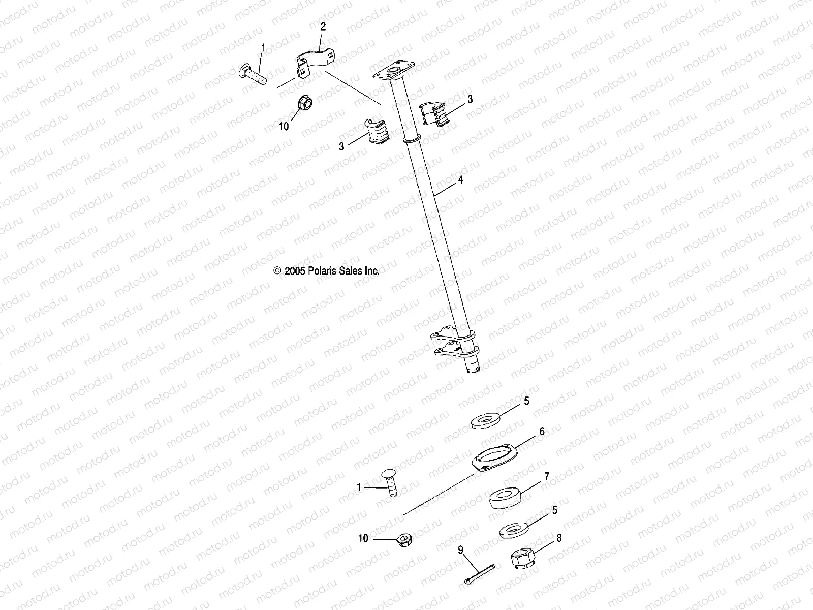 STEERING POST - A07MH46AA/AZ (4999200059920005C03) | STEERING POST - A07MH46AA/AZ (4999200059920005C03)