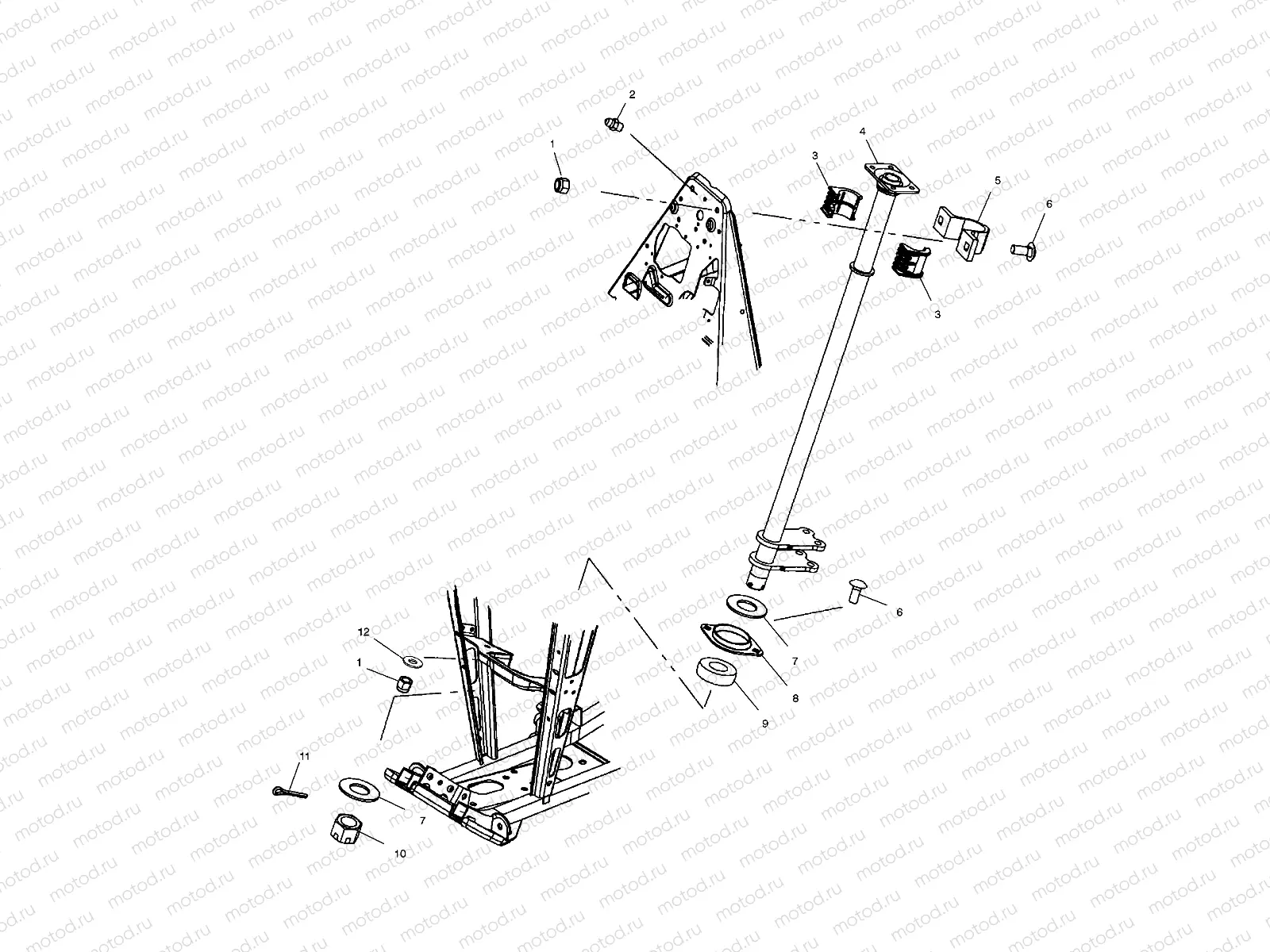 STEERING POST - A10CH46CA (4964376437B008) | STEERING POST - A10CH46CA (4964376437B008)