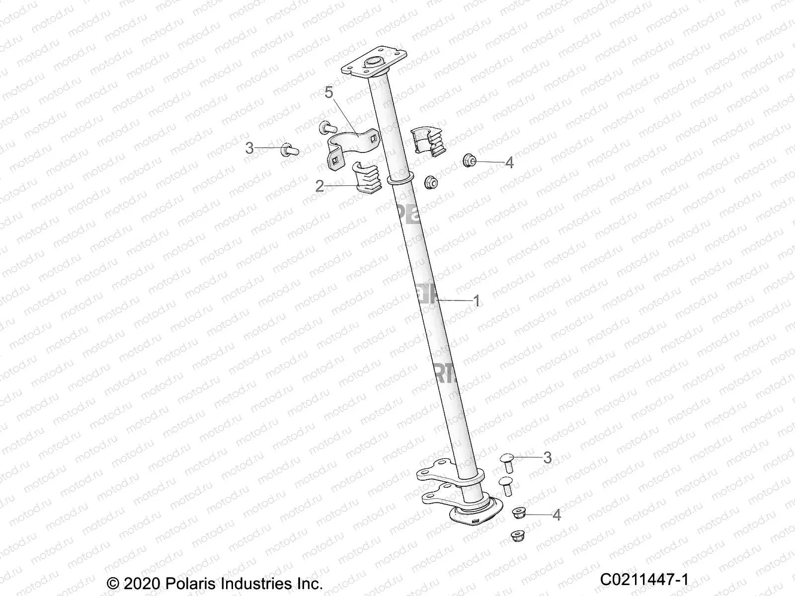 STEERING POST - A23SDA57A5 (C0211447-1) | STEERING POST - A23SDA57A5 (C0211447-1)