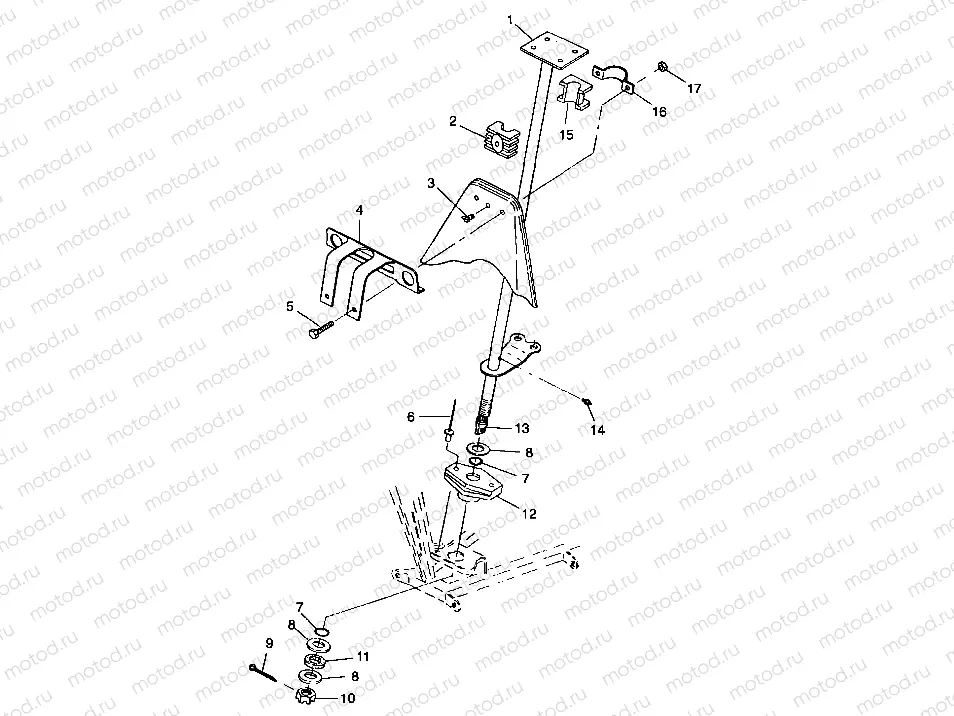 STEERING POST - A99AA25CA (4949594959b008) | STEERING POST - A99AA25CA (4949594959b008)