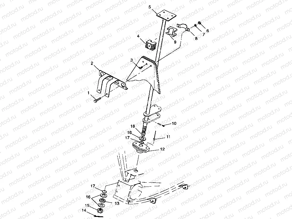 STEERING POST - A99AE50DA (4949204920b011) | STEERING POST - A99AE50DA (4949204920b011)
