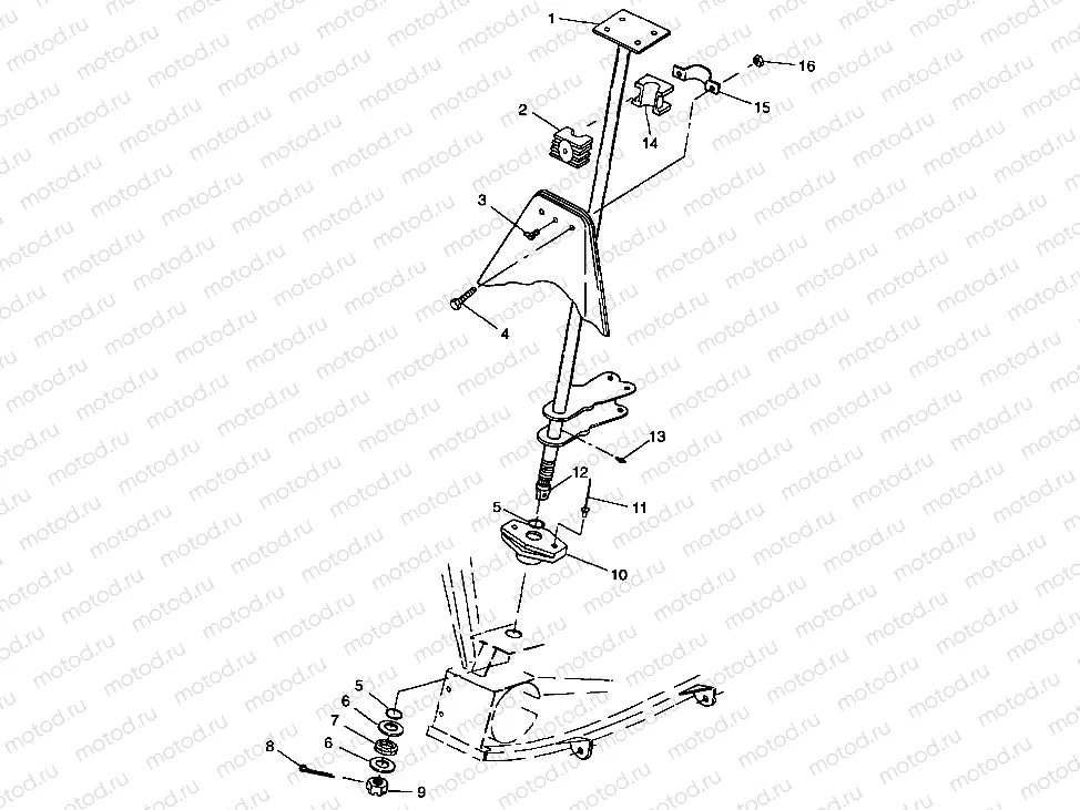 STEERING POST - A99BA25CA (4949574957b006) | STEERING POST - A99BA25CA (4949574957b006)