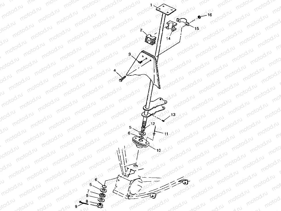 STEERING POST - A99BG38CA (4949664966b010) | STEERING POST - A99BG38CA (4949664966b010)