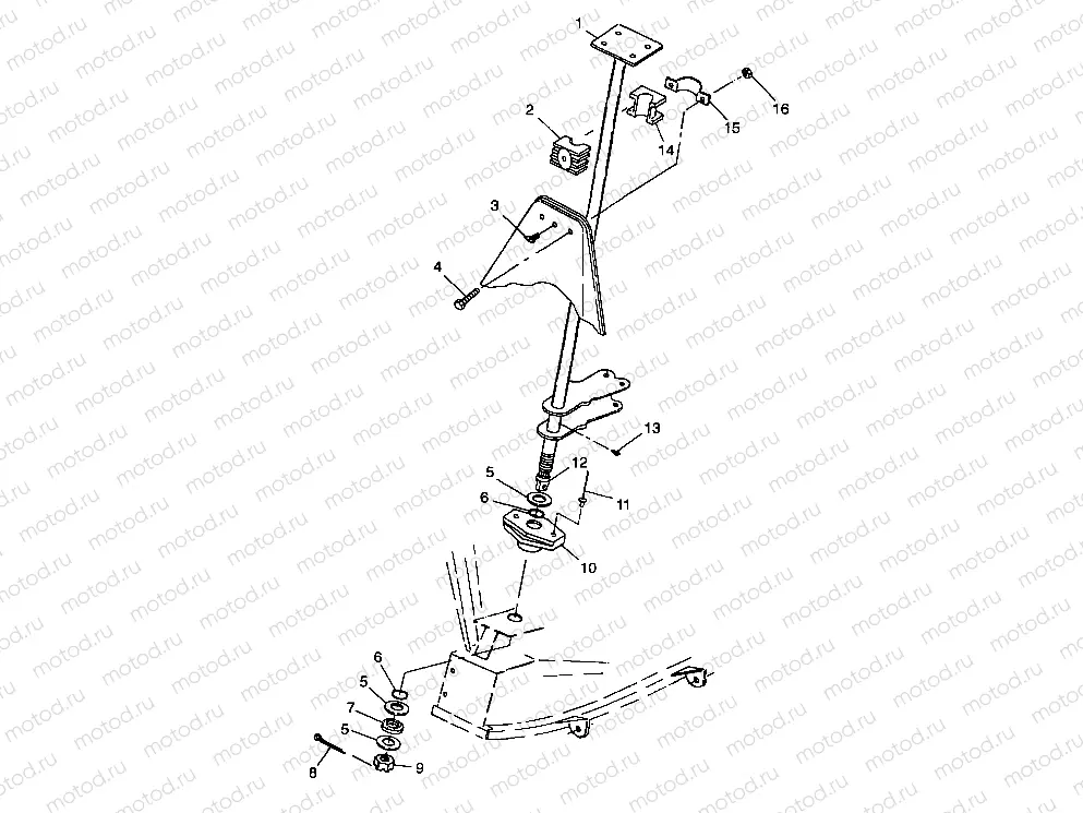 STEERING POST - A99CG38CA (4949634963B010) | STEERING POST - A99CG38CA (4949634963B010)