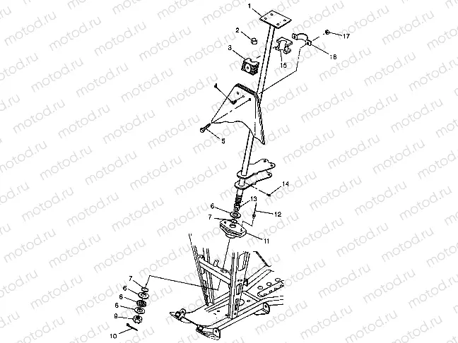 STEERING POST - A99CH33CB (4945964596b012) | STEERING POST - A99CH33CB (4945964596b012)