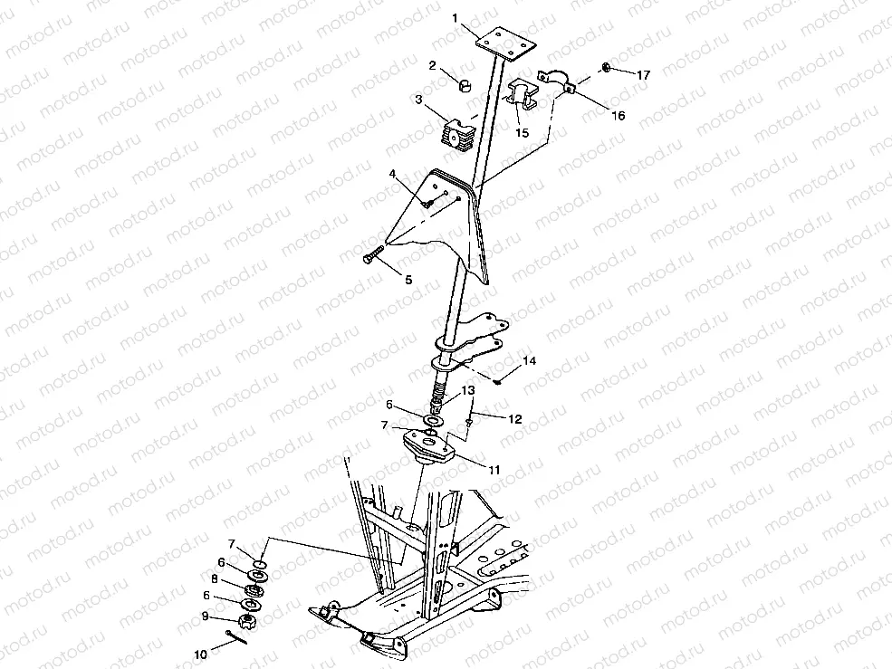 STEERING POST - A99CH33IA (4949884988b012) | STEERING POST - A99CH33IA (4949884988b012)