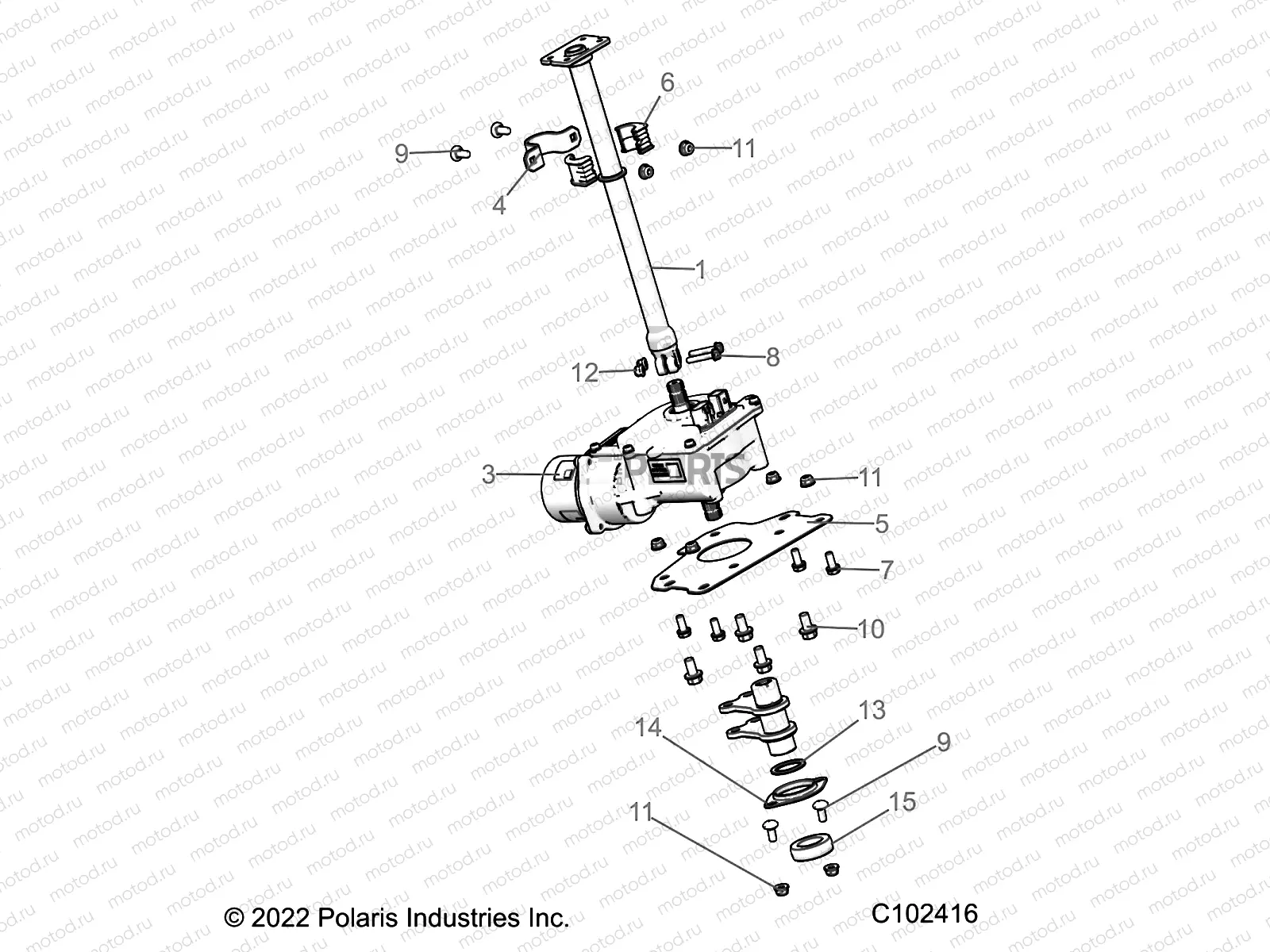 STEERING POST and EPS - A23SEZ57AM (C102416) | STEERING POST and EPS - A23SEZ57AM (C102416)