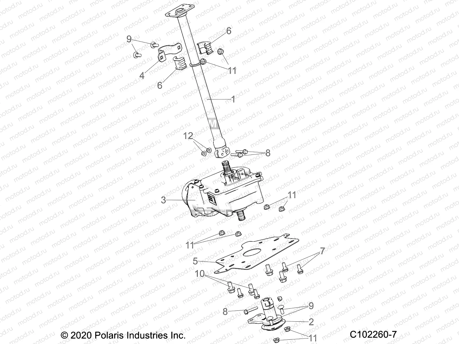 STEERING POST and EPS - A23SHE57AL/AS (C102260-7) | STEERING POST and EPS - A23SHE57AL/AS (C102260-7)