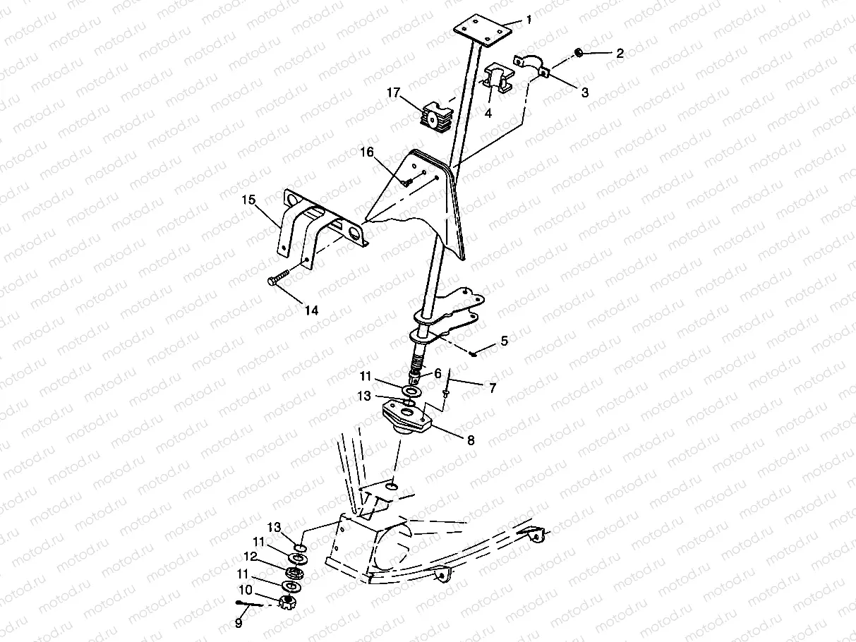STEERING POST - S98AC42E (4945214521B008) | STEERING POST - S98AC42E (4945214521B008)