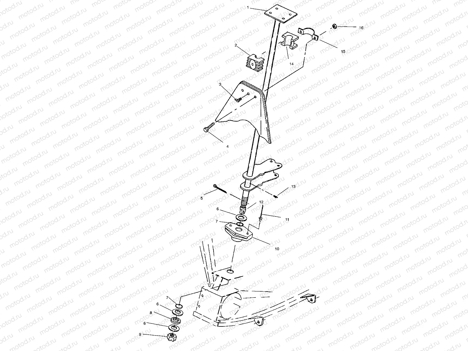 STEERING POST - W968540 (4935863586B010) | STEERING POST - W968540 (4935863586B010)