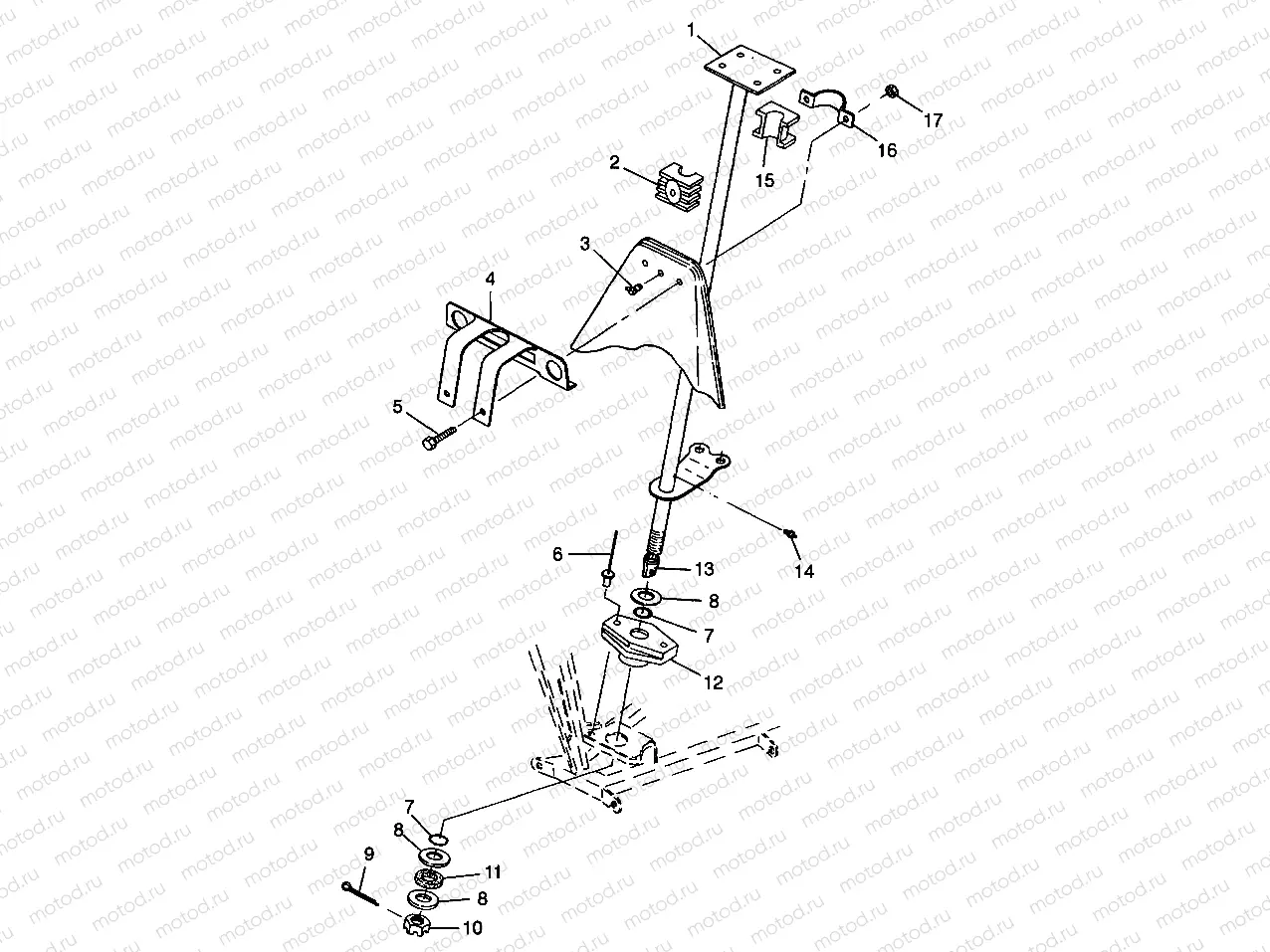 STEERING POST - W98AA25C (4945314531B008) | STEERING POST - W98AA25C (4945314531B008)