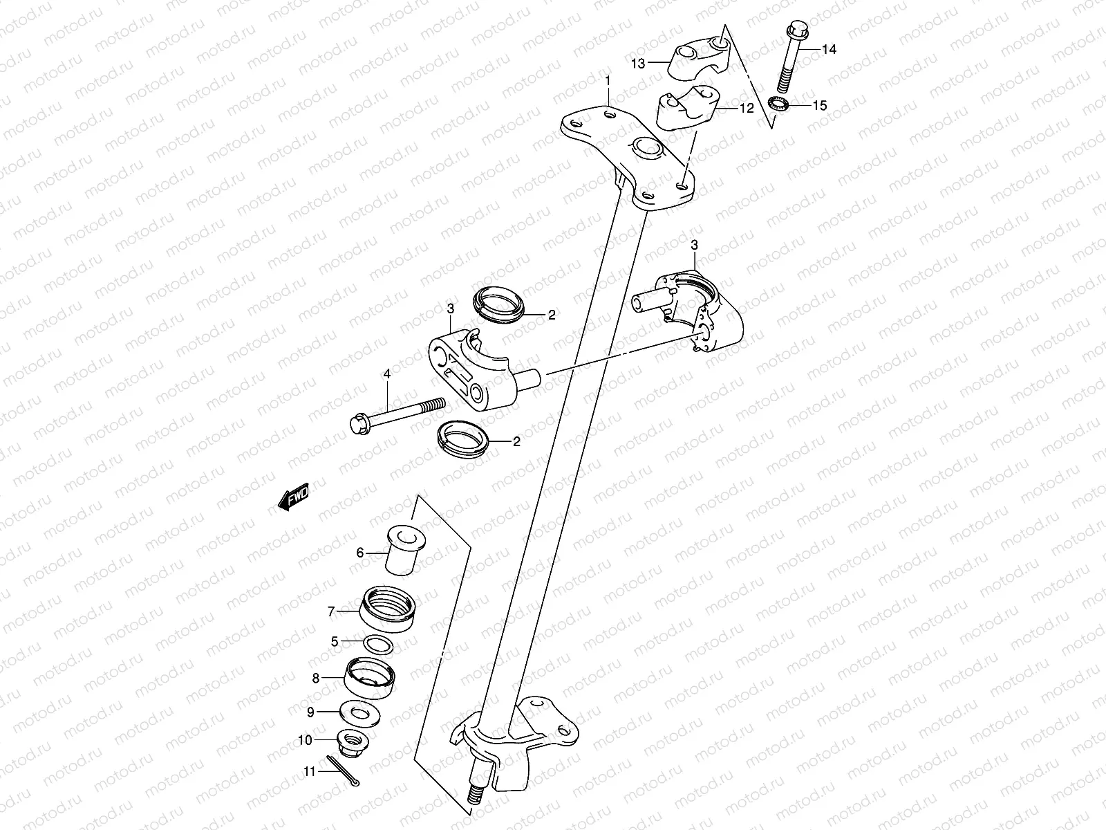 STEERING SHAFT (MODEL K3/K4)