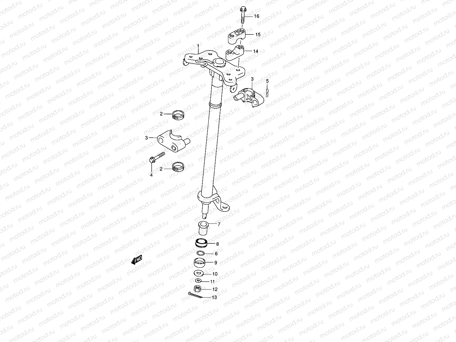 STEERING SHAFT (MODEL Y/K1/K2)