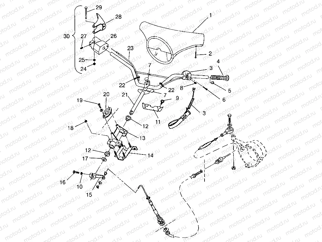 STEERING SL 650 STD B954358 (4932923292A013) | STEERING SL 650 STD B954358 (4932923292A013)