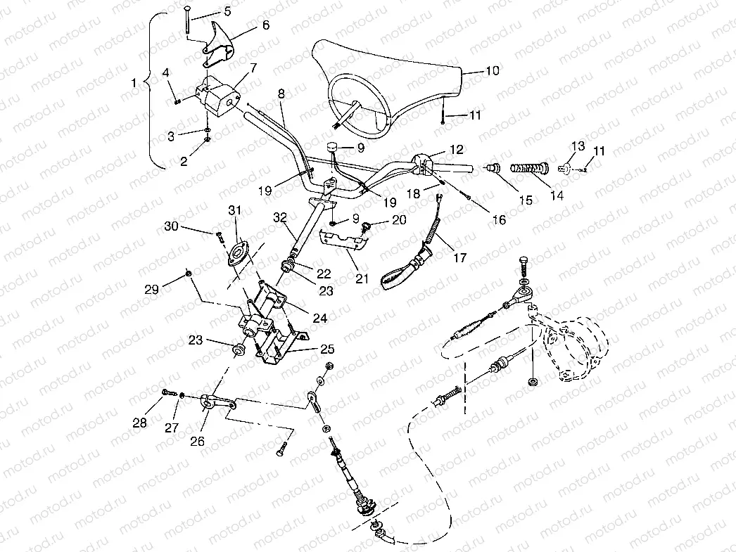 STEERING SL 700 B964066 and Intl. SL 700 I964066 (4935633563A013) | STEERING SL 700 B964066 and Intl. SL 700 I964066 (4935633563A013)