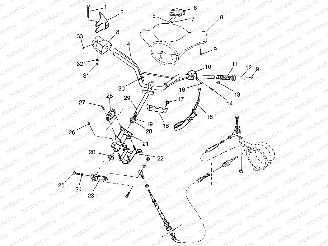 STEERING SL 900 B964291 and Intl. SL 900 I964291 (4935583558A013) | STEERING SL 900 B964291 and Intl. SL 900 I964291 (4935583558A013)