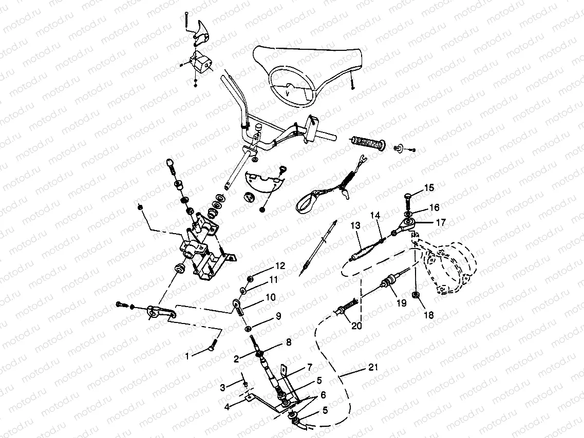 STEERING SLT 700 B974572 (4941124112A014) | STEERING SLT 700 B974572 (4941124112A014)