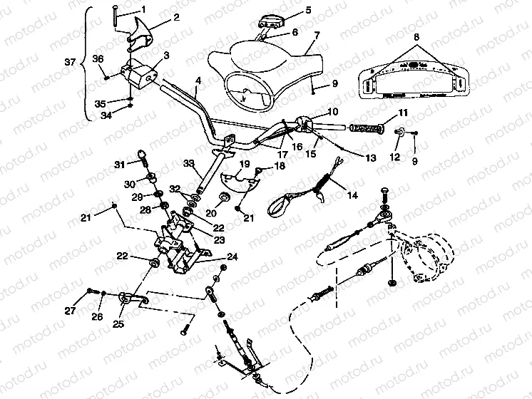 STEERING SLT 780 B974588 (4941174117A013) | STEERING SLT 780 B974588 (4941174117A013)