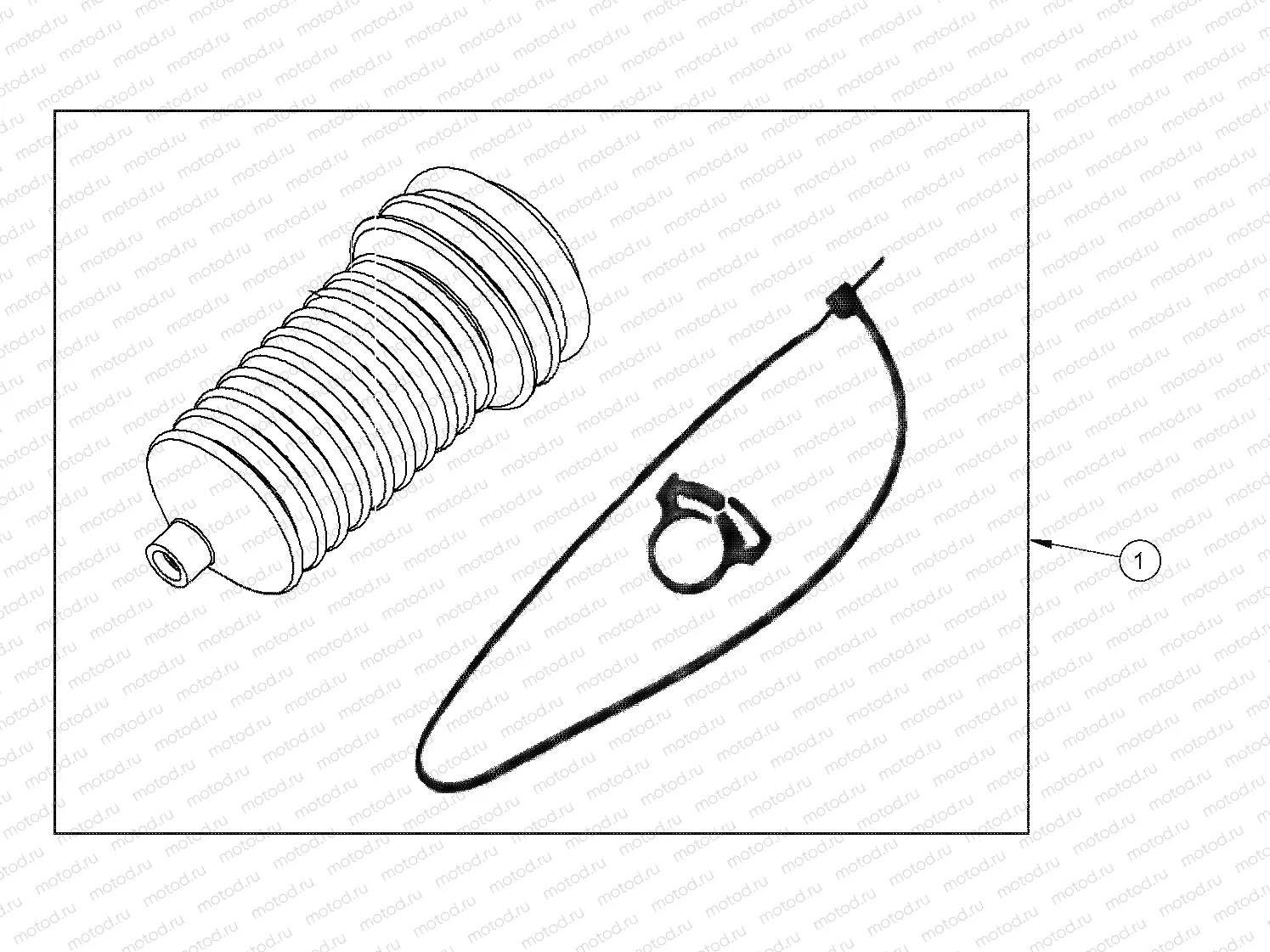 STEERING | STEERING, BOOT - e2/e4/e6/eS/eL/eLXD (49GEMSTEER11BOOT)