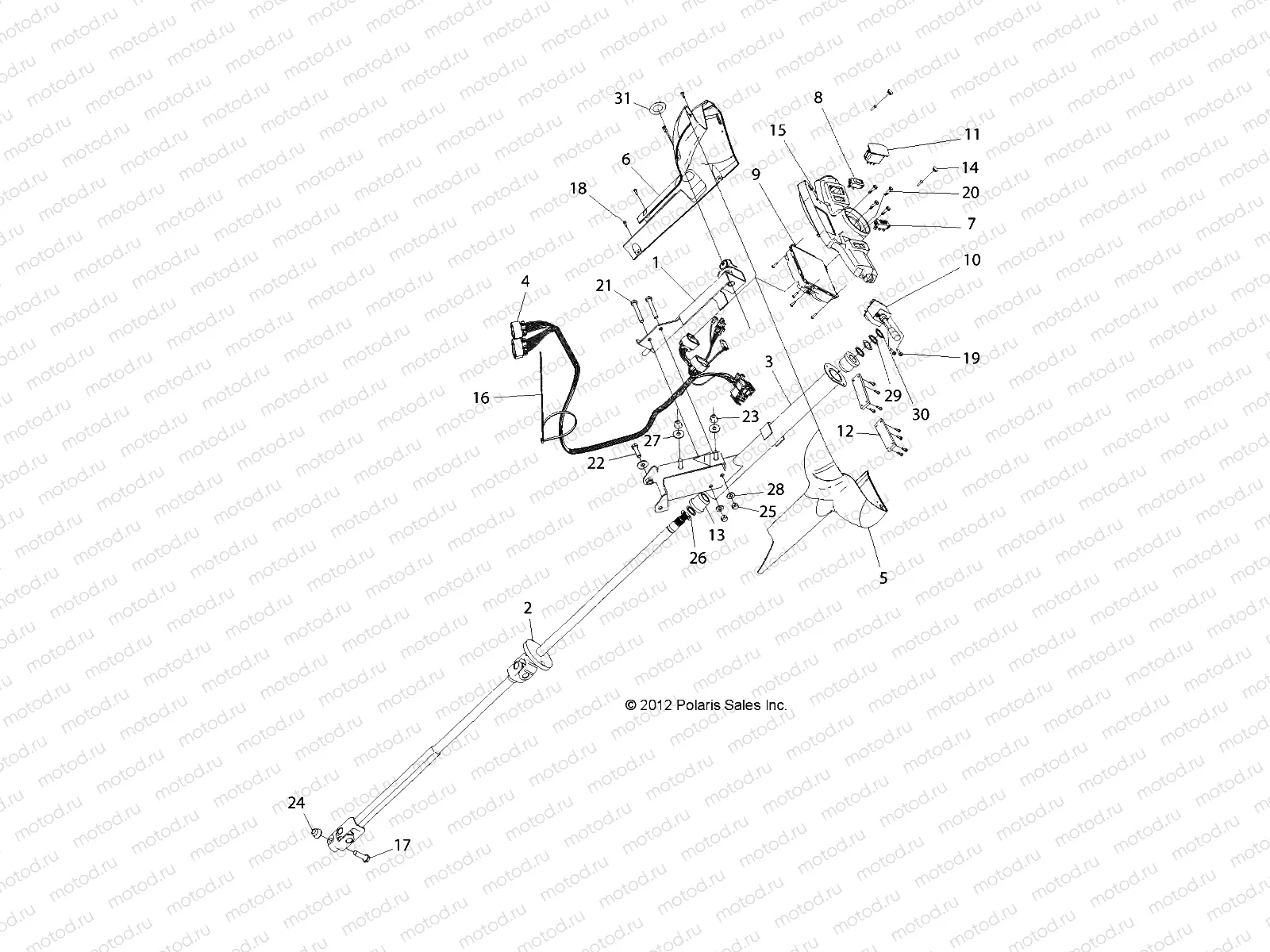 STEERING | STEERING, COLUMN, LOCK - L13G2/4/6 ALL OPTIONS (49GEMSTEER13LOCK)