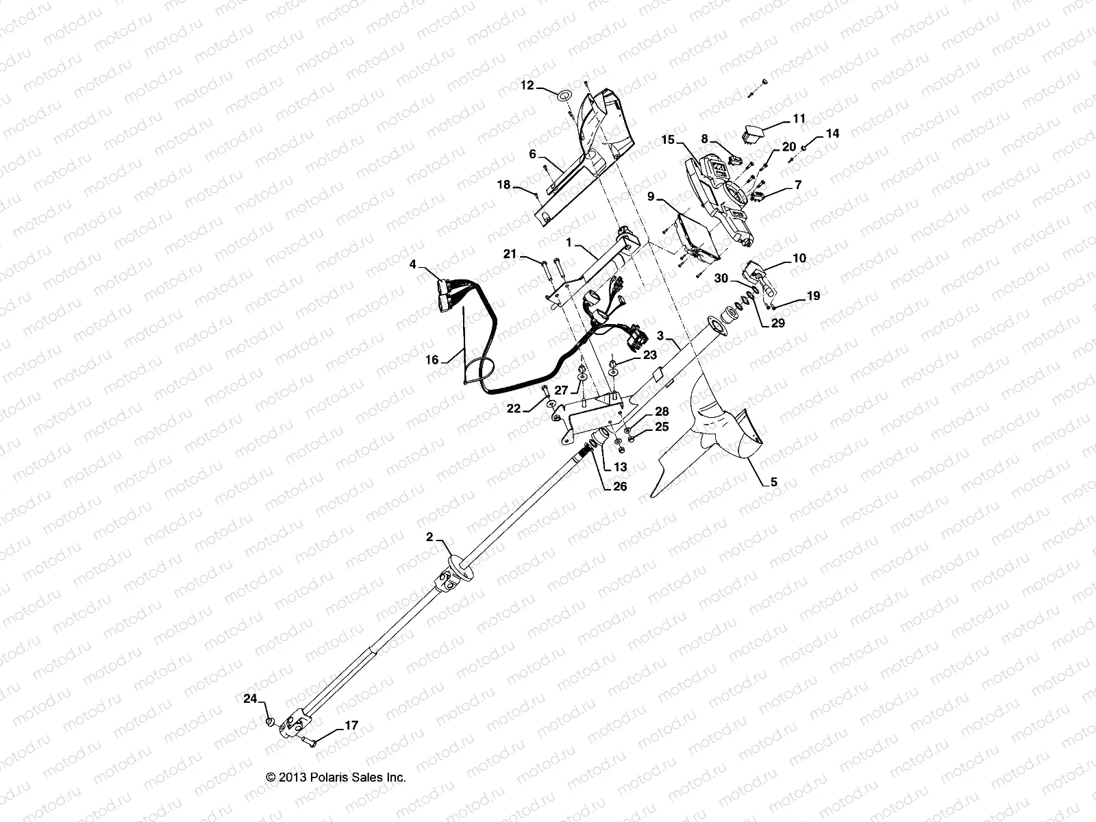 STEERING | STEERING, COLUMN, LOCK - L14G2/4/6 ALL OPTIONS (49GEMSTEER14LOCK)