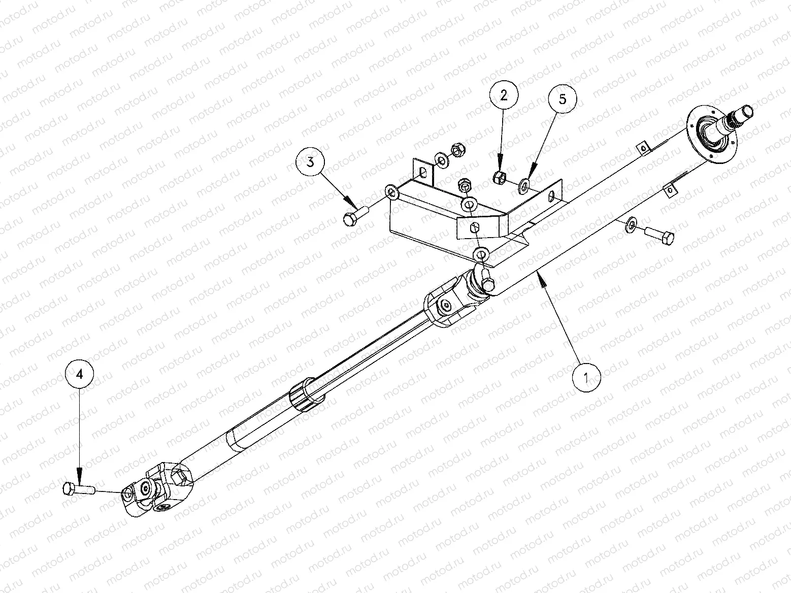 STEERING | STEERING, COLUMN, SPLINED - L12G2A/L12G4A/L12G6A/L12G2S/L12G4S/L12G6S/L12G2L/L12G2D (49GEMSTEER11COLUMNSPLINED)