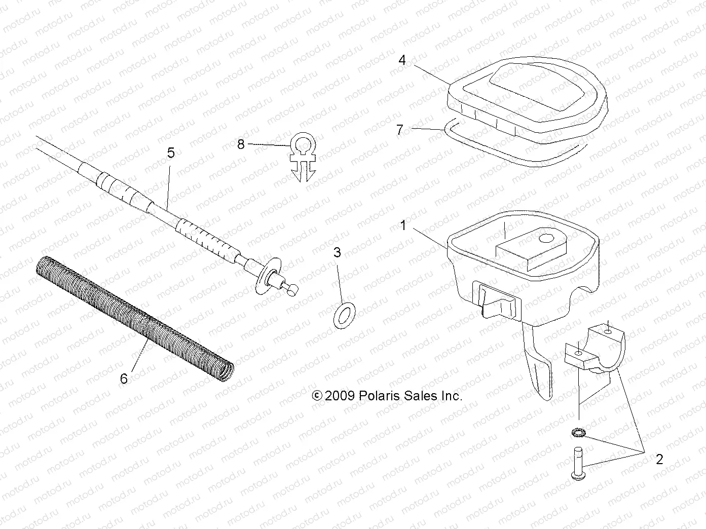 STEERING | STEERING, CONTROLS and THROTTLE - A10DH50AX/AZ (49ATVCONTROLS10SPTRG500)