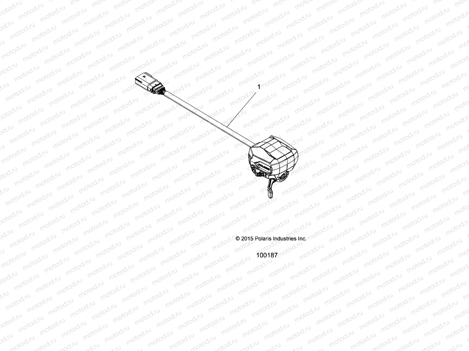 STEERING | STEERING, CONTROLS, THROTTLE ASM. - A17SUH57N5 (100187)