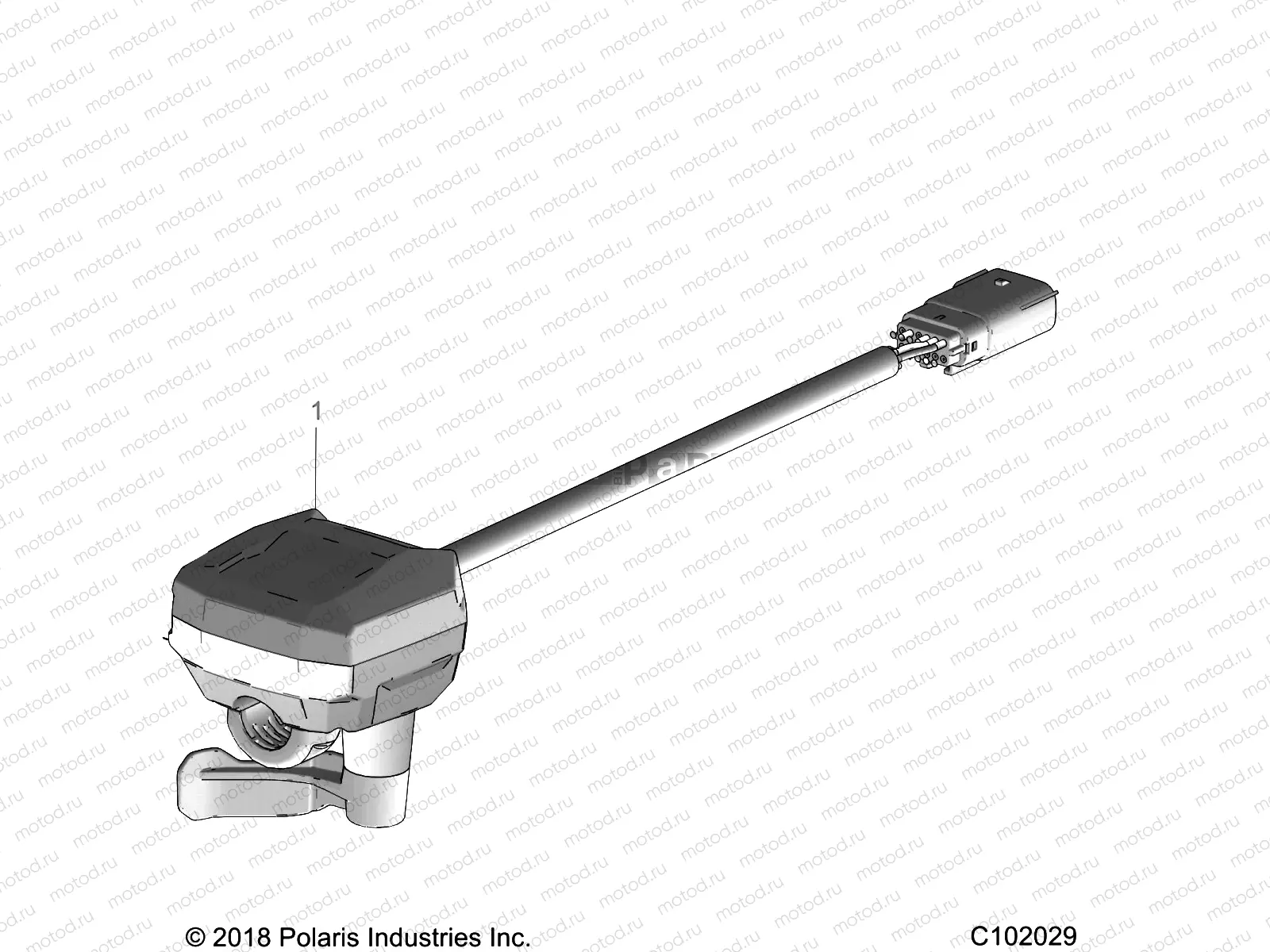 STEERING | STEERING, CONTROLS, THROTTLE ASM. - A20SXZ95AG (C102029)