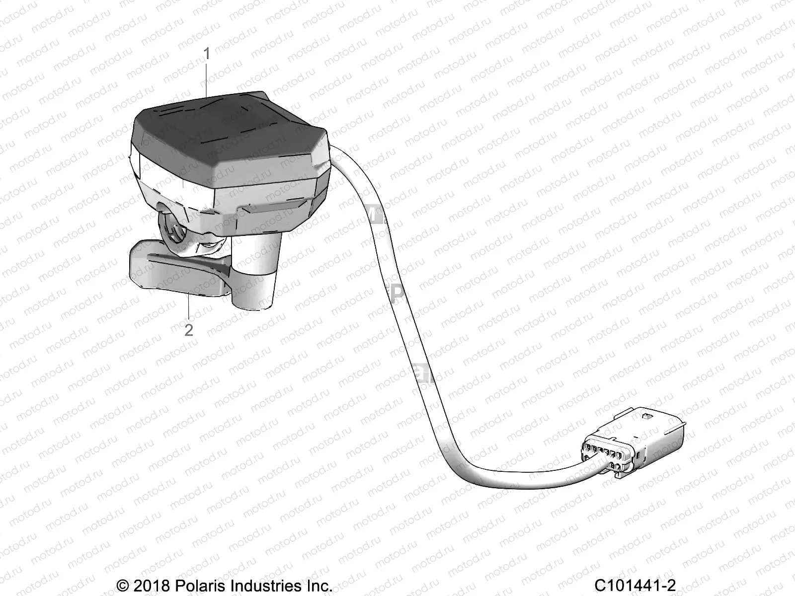 STEERING | STEERING, CONTROLS, THROTTLE ASM. - A21SEA57F1/T57C1/C2/F1 (C101441-2)