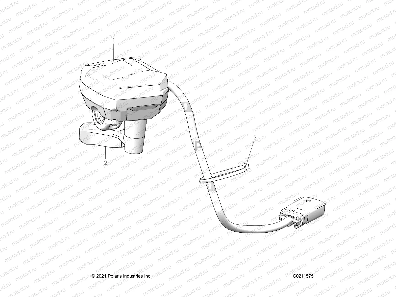 STEERING | STEERING, CONTROLS, THROTTLE ASM. - A22SHR57AJ (C0211575)