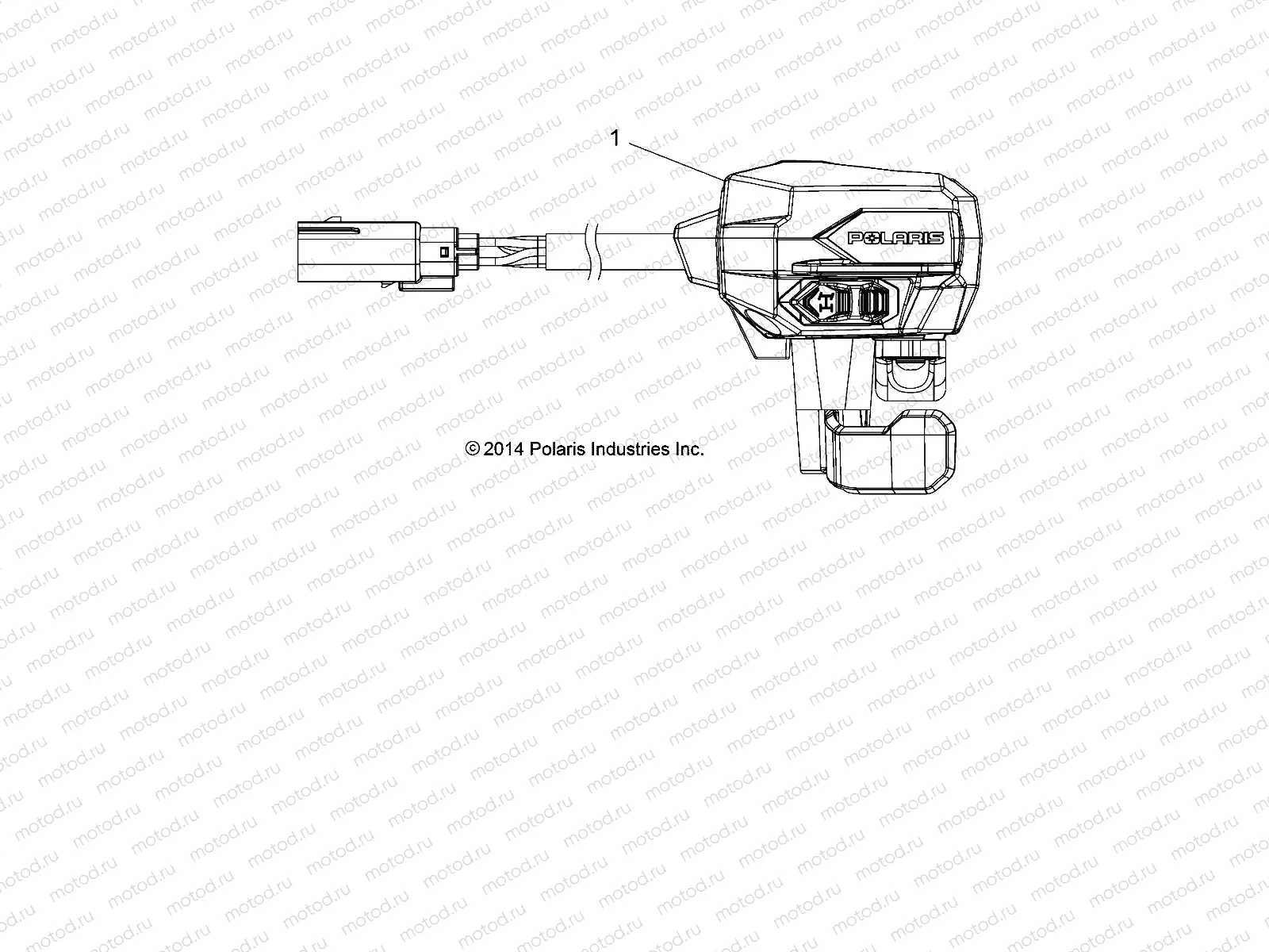 STEERING | STEERING, CONTROLS, THROTTLE ASM. and CABLE - A15SWE57FA (49ATVCONTROLS15X2EU)