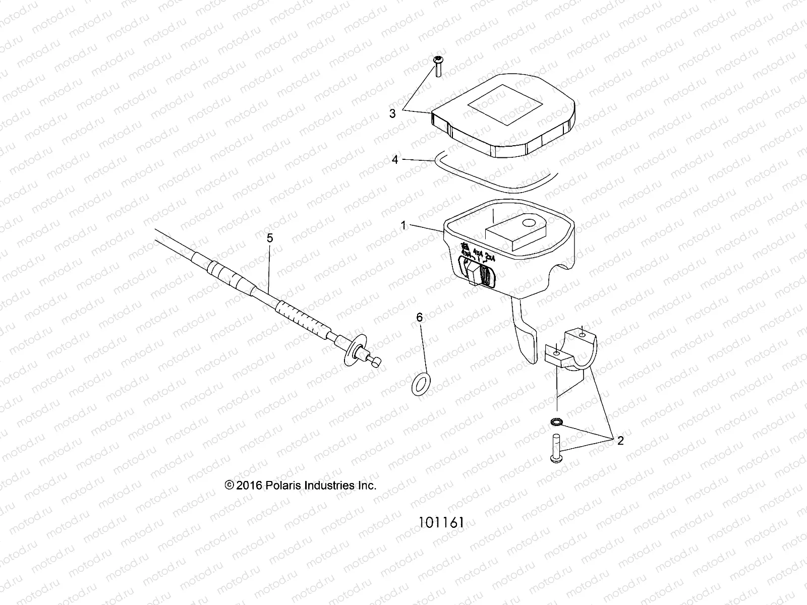 STEERING | STEERING, CONTROLS, THROTTLE ASM. and CABLE - A18S6E57B1 (101161)