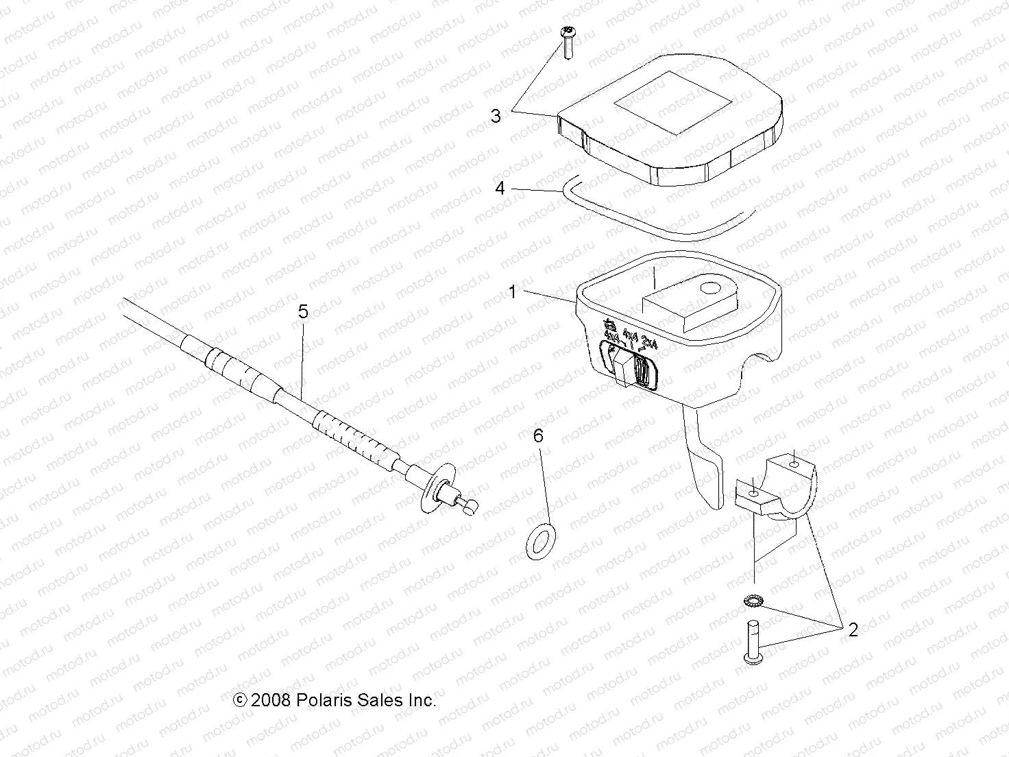STEERING | STEERING, CONTROLS, THROTTLE ASM. and CABLE - A18SYE85BB (49ATVCONTROLS09SPXPEPS850)