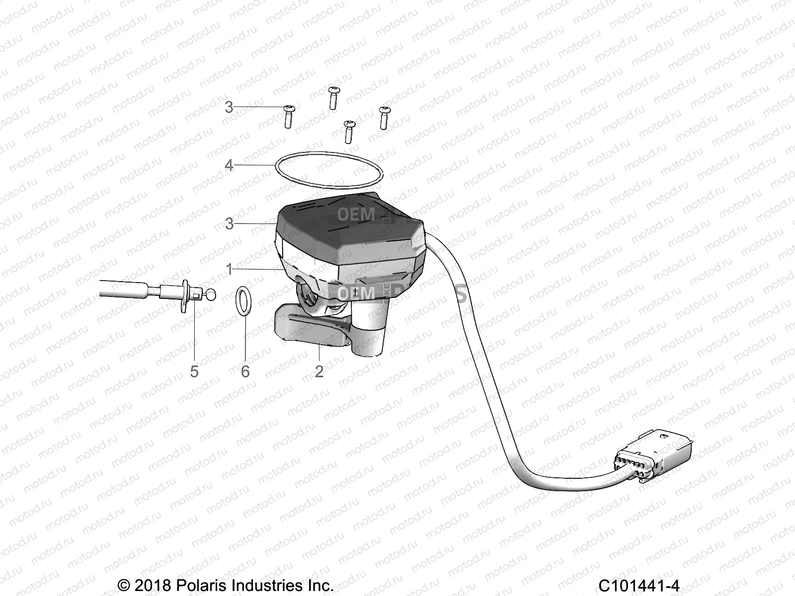 STEERING | STEERING, CONTROLS, THROTTLE ASM. and CABLE - A19SXA85B1/B4/SXE85BC/B9/ZBJ (C101441-4)