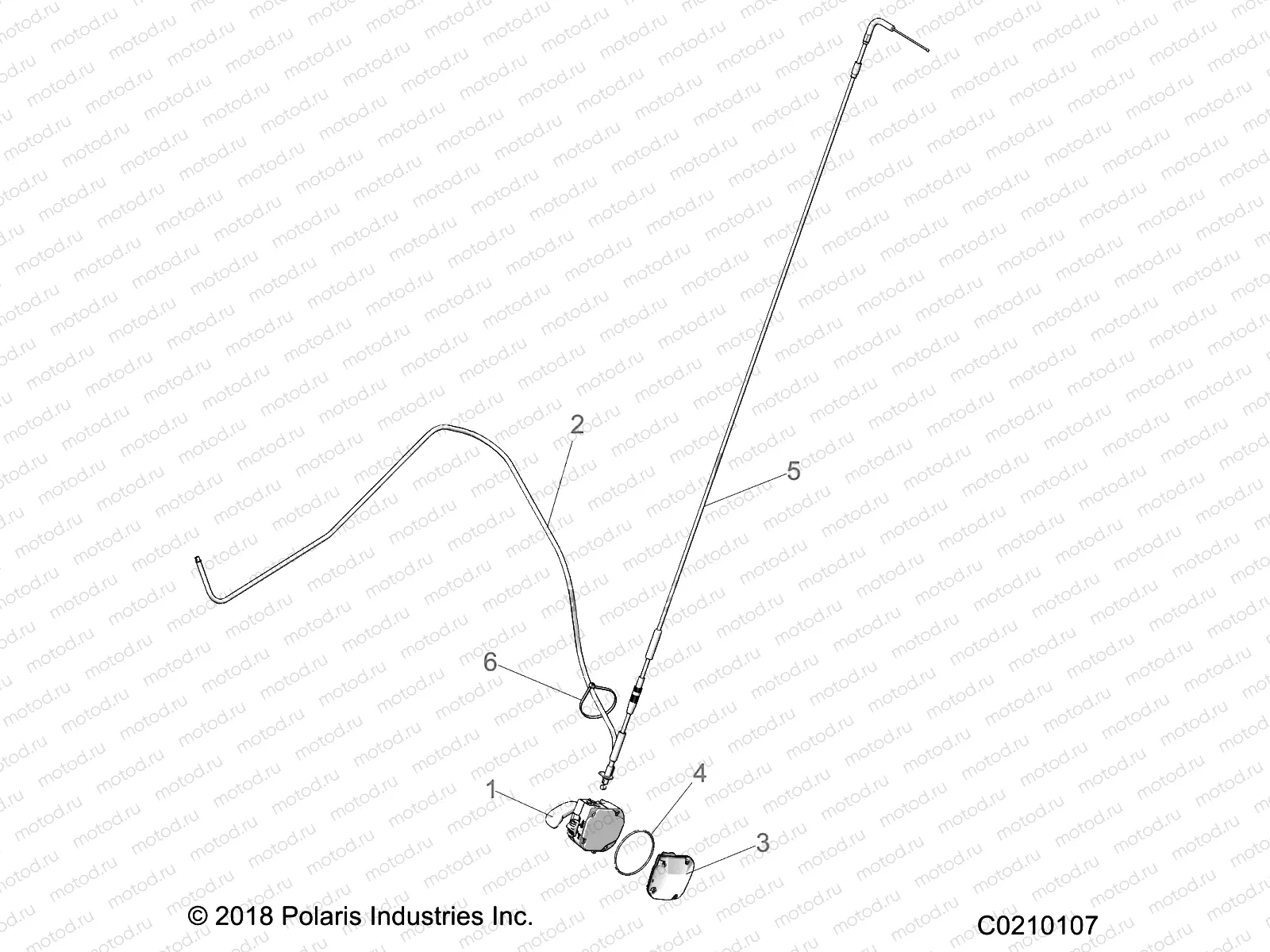 STEERING | STEERING, CONTROLS, THROTTLE ASM. and CABLE - A20SXM95AL (C0210107)