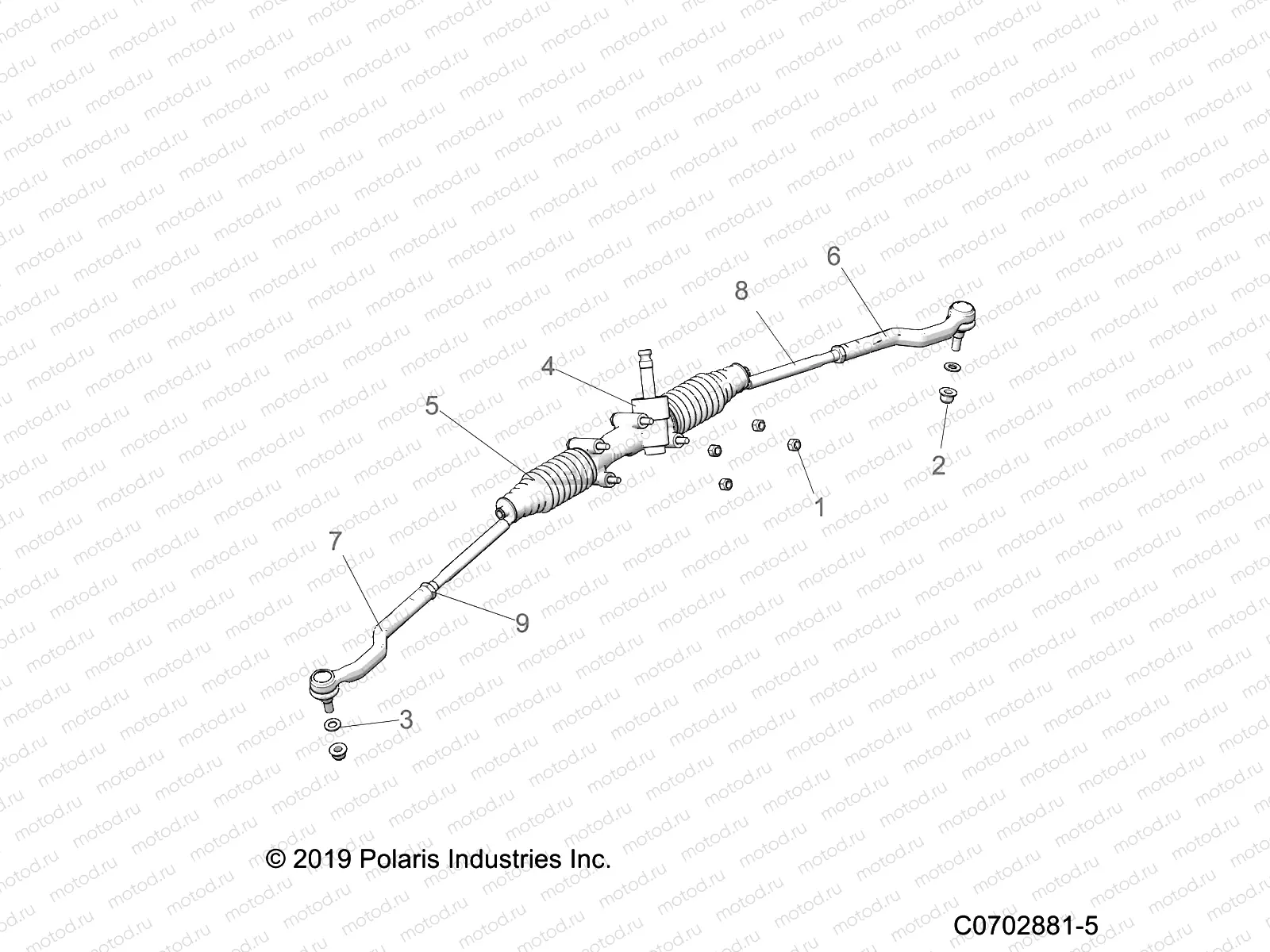 STEERING | STEERING, GEAR BOX -Z21RAU92AN/BN (C0702881-5)