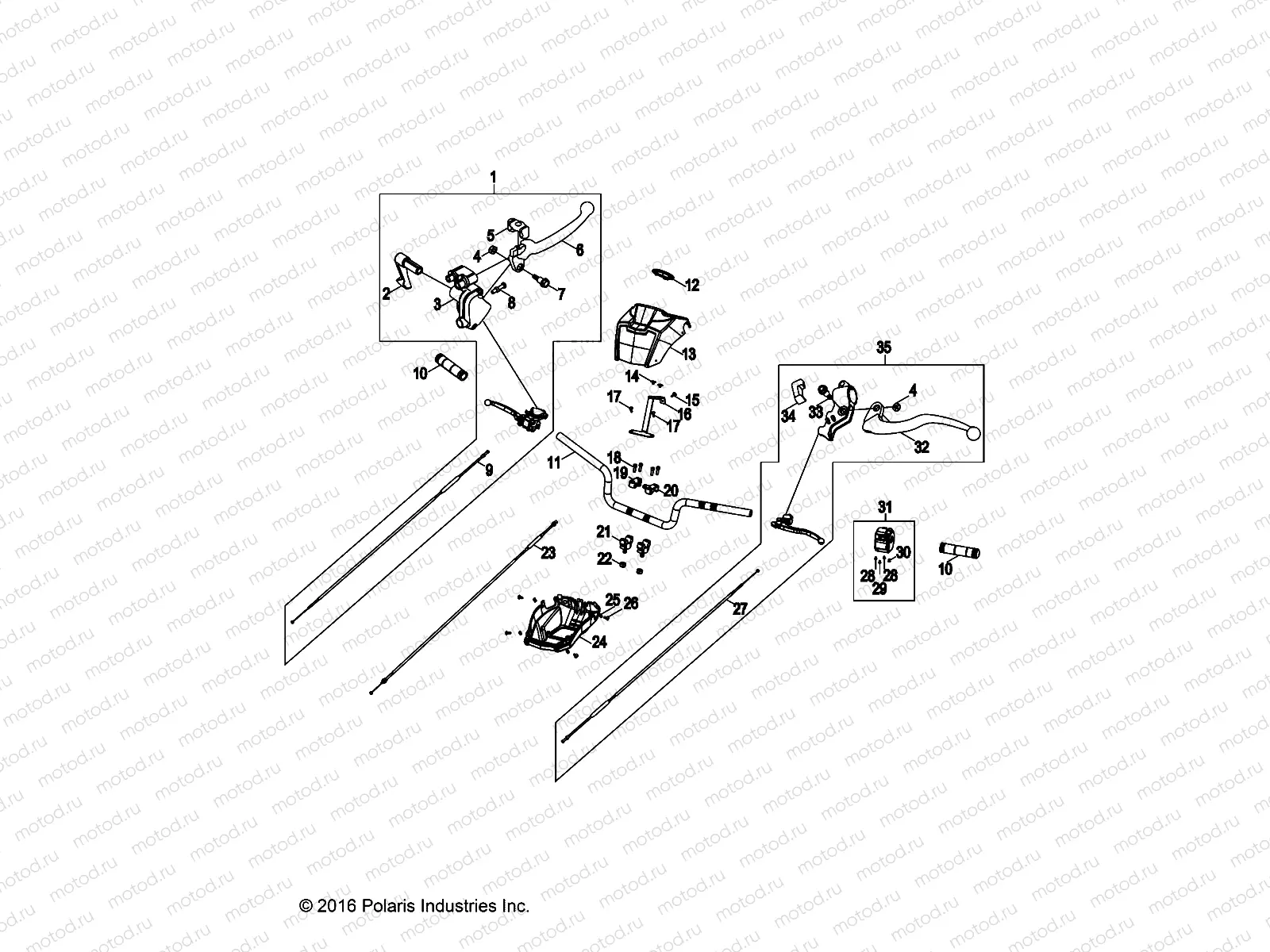 STEERING | STEERING, HANDLEBAR - A19YAF11B5/N5 (A00052)