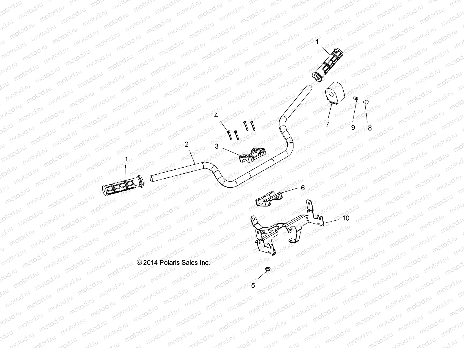 STEERING | STEERING, HANDLEBAR and CONTROLS - A15SXE85FI (49ATVHANDLEBAR15850SP)
