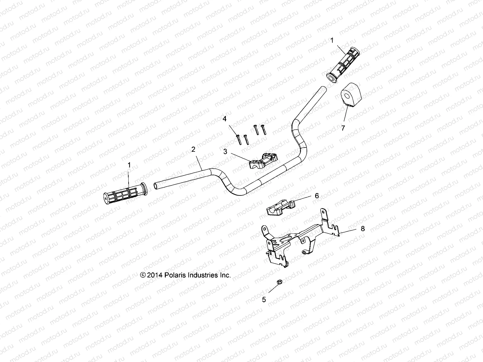 STEERING | STEERING, HANDLEBAR and CONTROLS - A15SXE95FK (49ATVHANDLEBAR15F1EU)