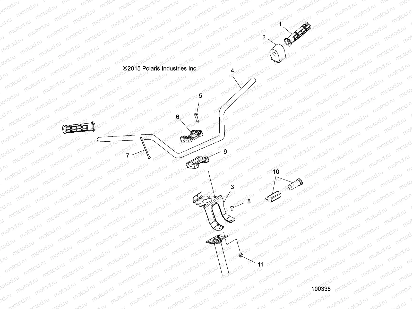 STEERING | STEERING, HANDLEBAR and CONTROLS - A16SDC57C2 (100338)