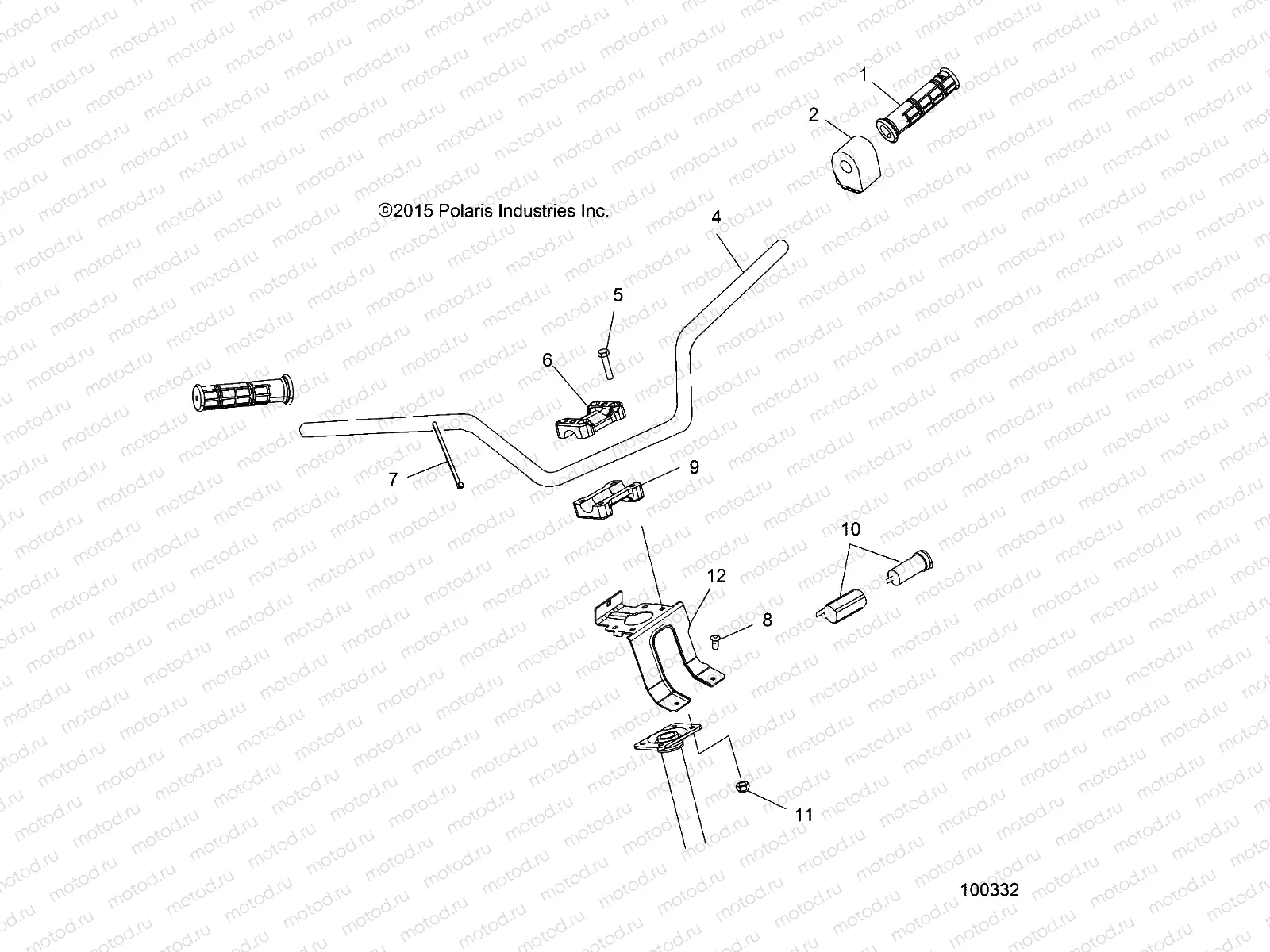 STEERING | STEERING, HANDLEBAR and CONTROLS - A16SDS57C2 (100332)