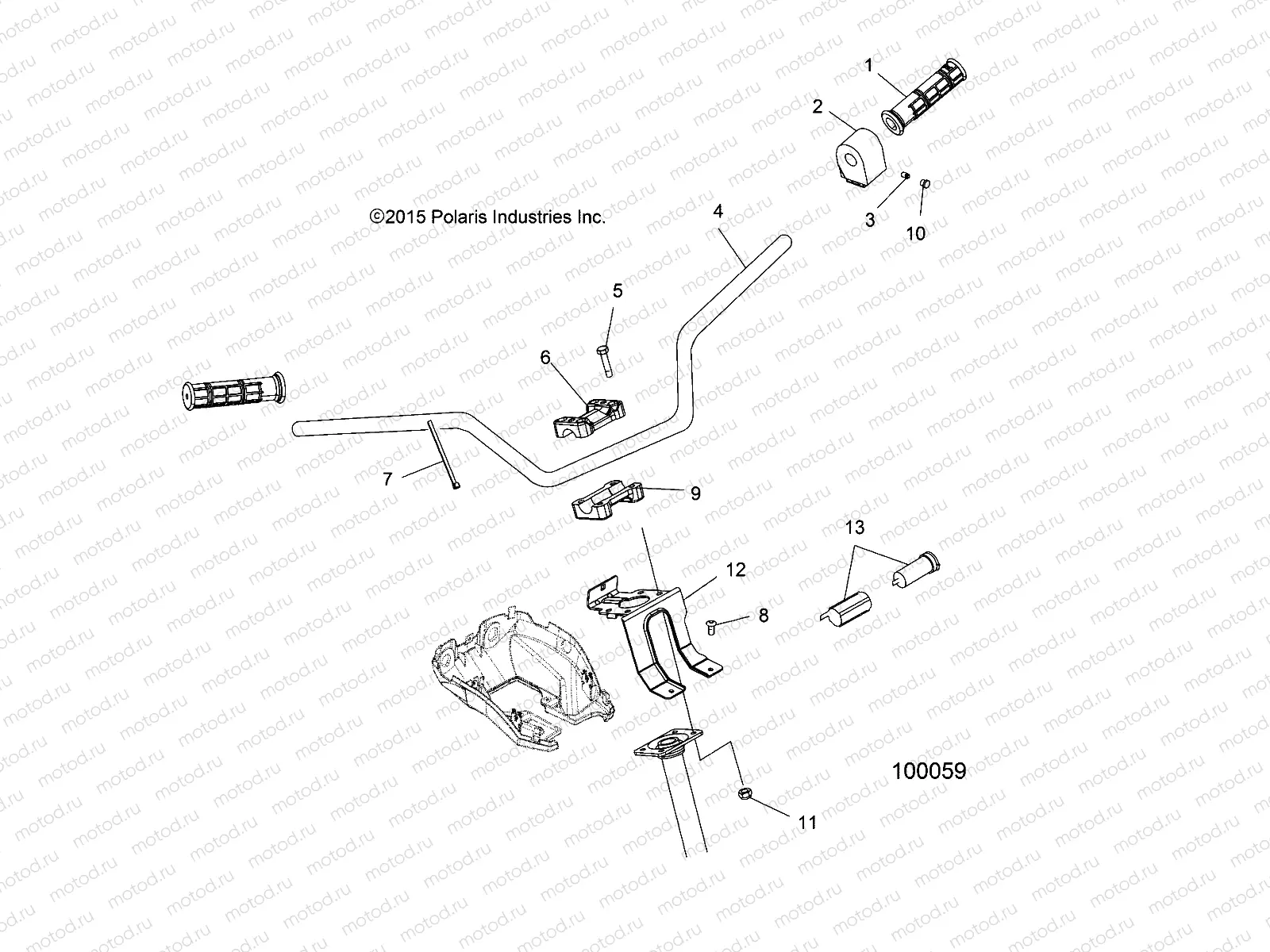 STEERING | STEERING, HANDLEBAR and CONTROLS - A16SEH57A7