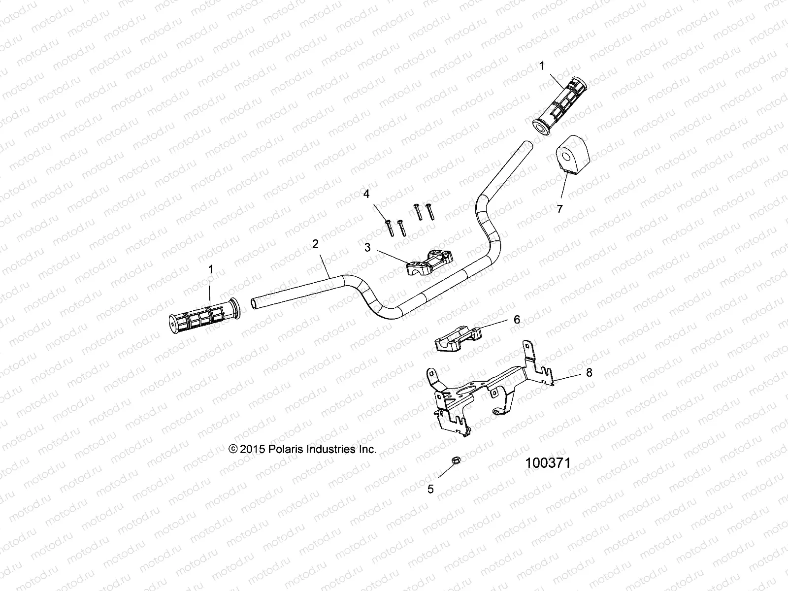 STEERING | STEERING, HANDLEBAR and CONTROLS - A16SYS95CK (100371)