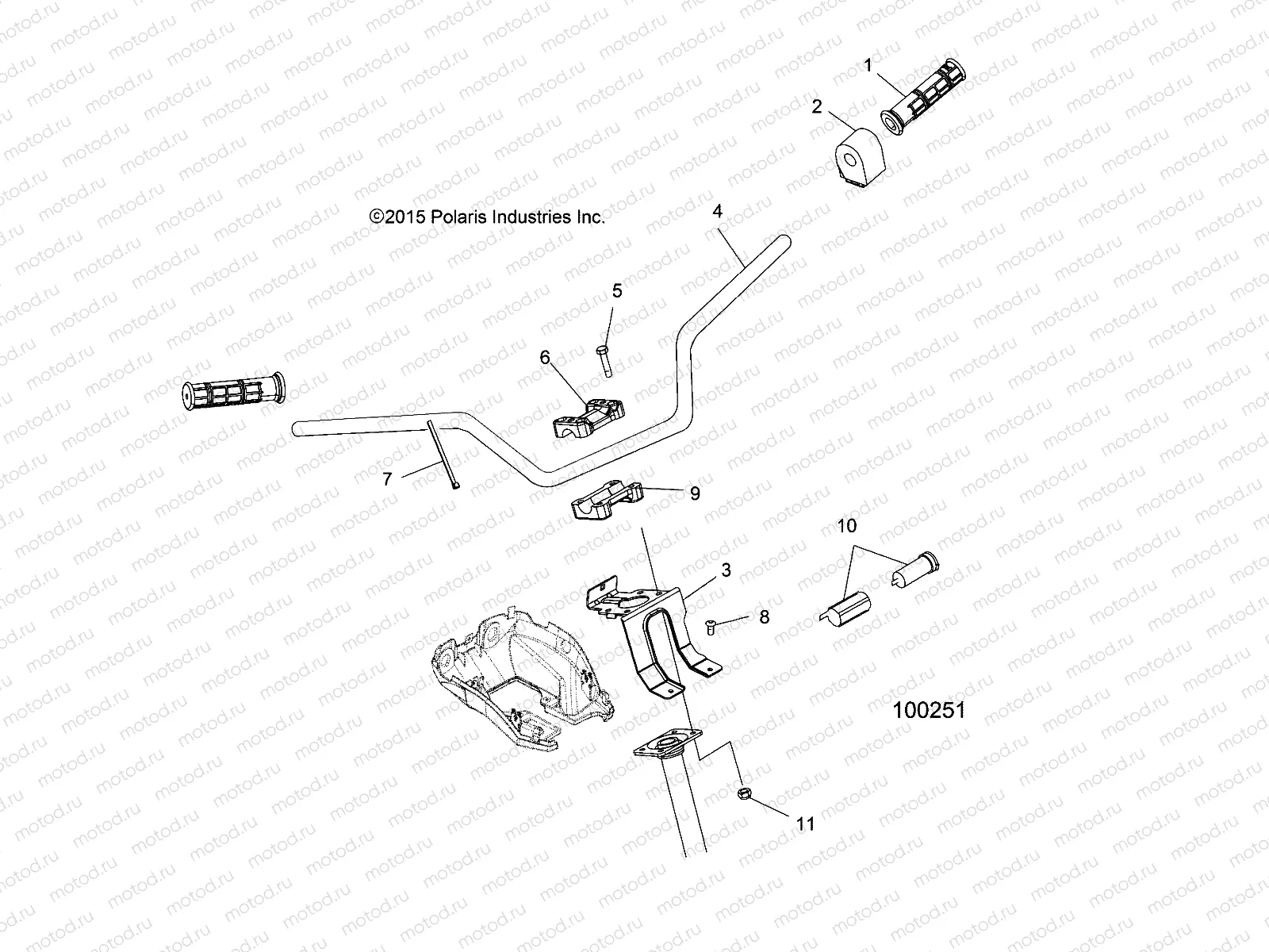 STEERING | STEERING, HANDLEBAR and CONTROLS - A17SEA57F1/SEE57F1/F2/FL (100251)