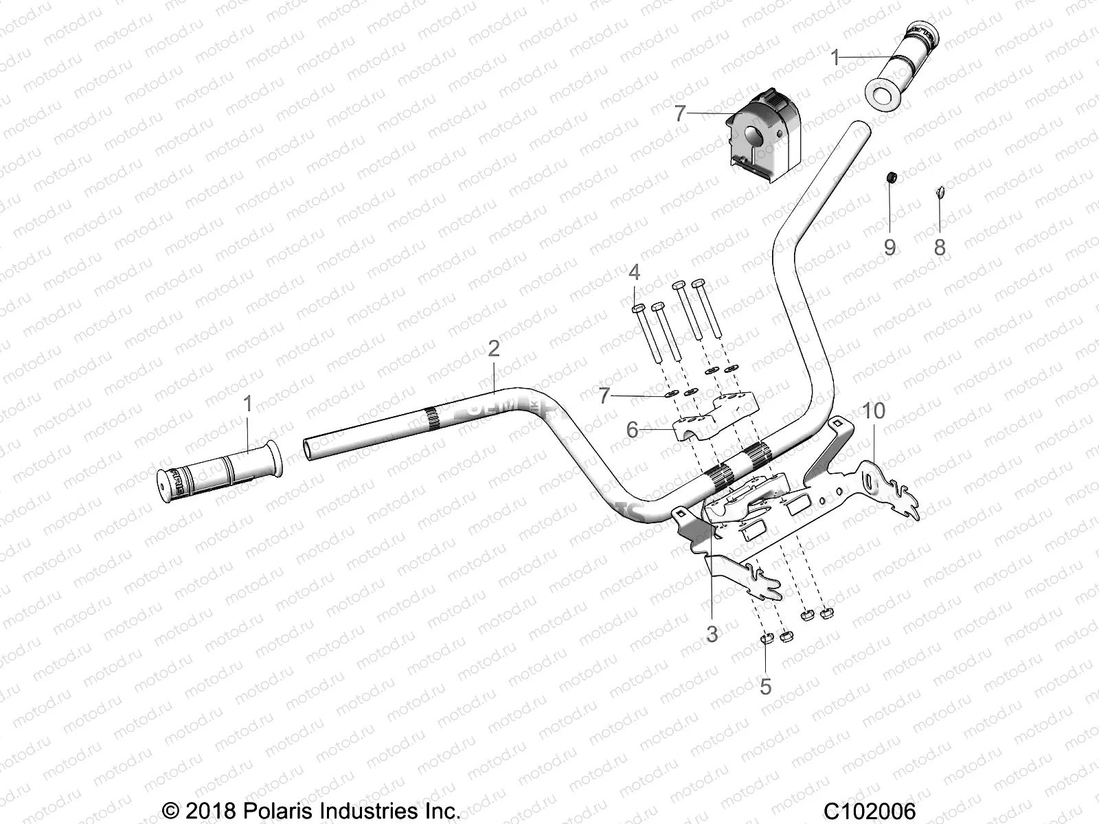 STEERING | STEERING, HANDLEBAR and CONTROLS - A19SXD95B9/SXE95BN/SXZ95BP (C102006)