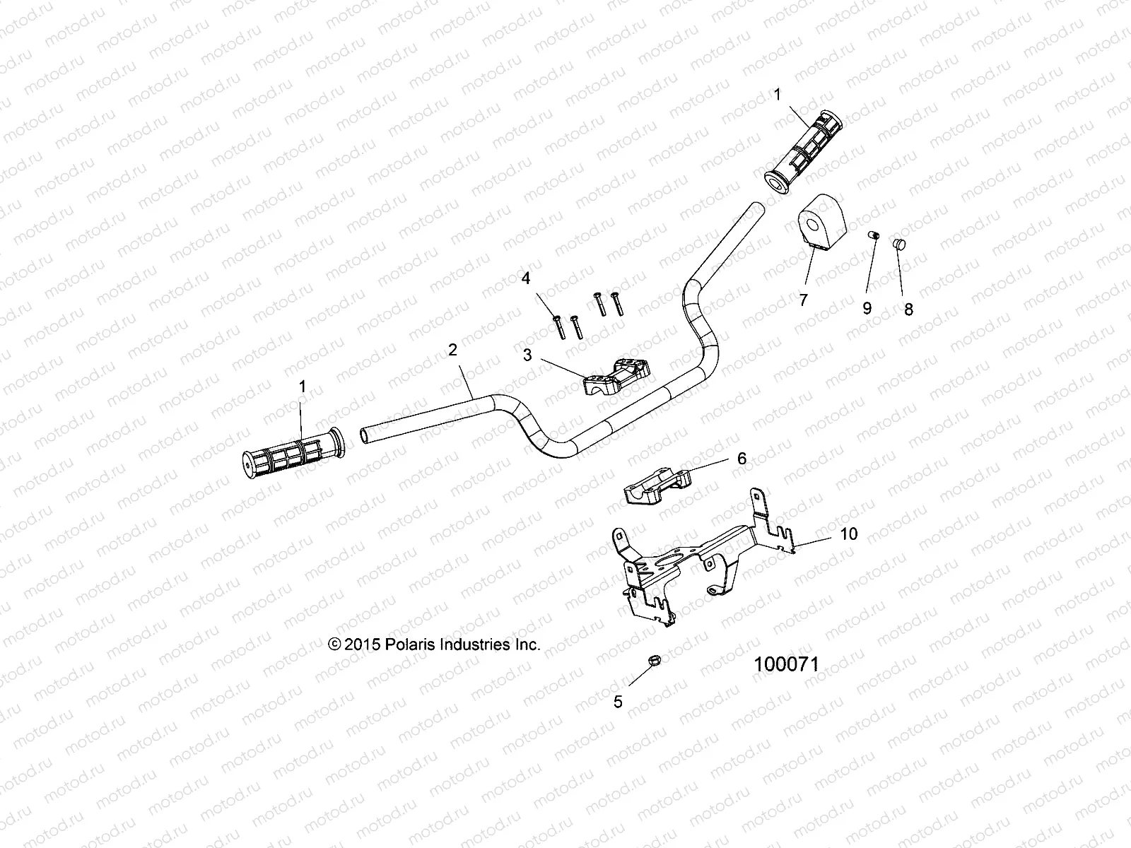 STEERING | STEERING, HANDLEBAR and CONTROLS - A19SYE85BH (100071)