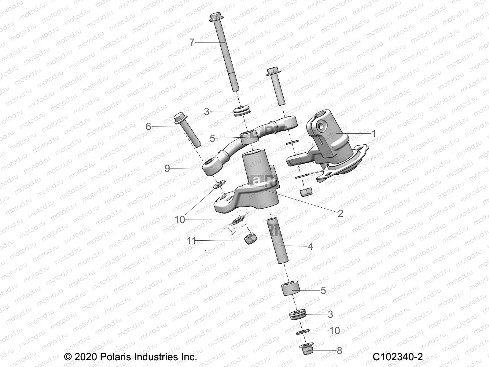 STEERING | STEERING, IDLERS AND LINKS - A21SLZ95AE/AG (C102340-2)